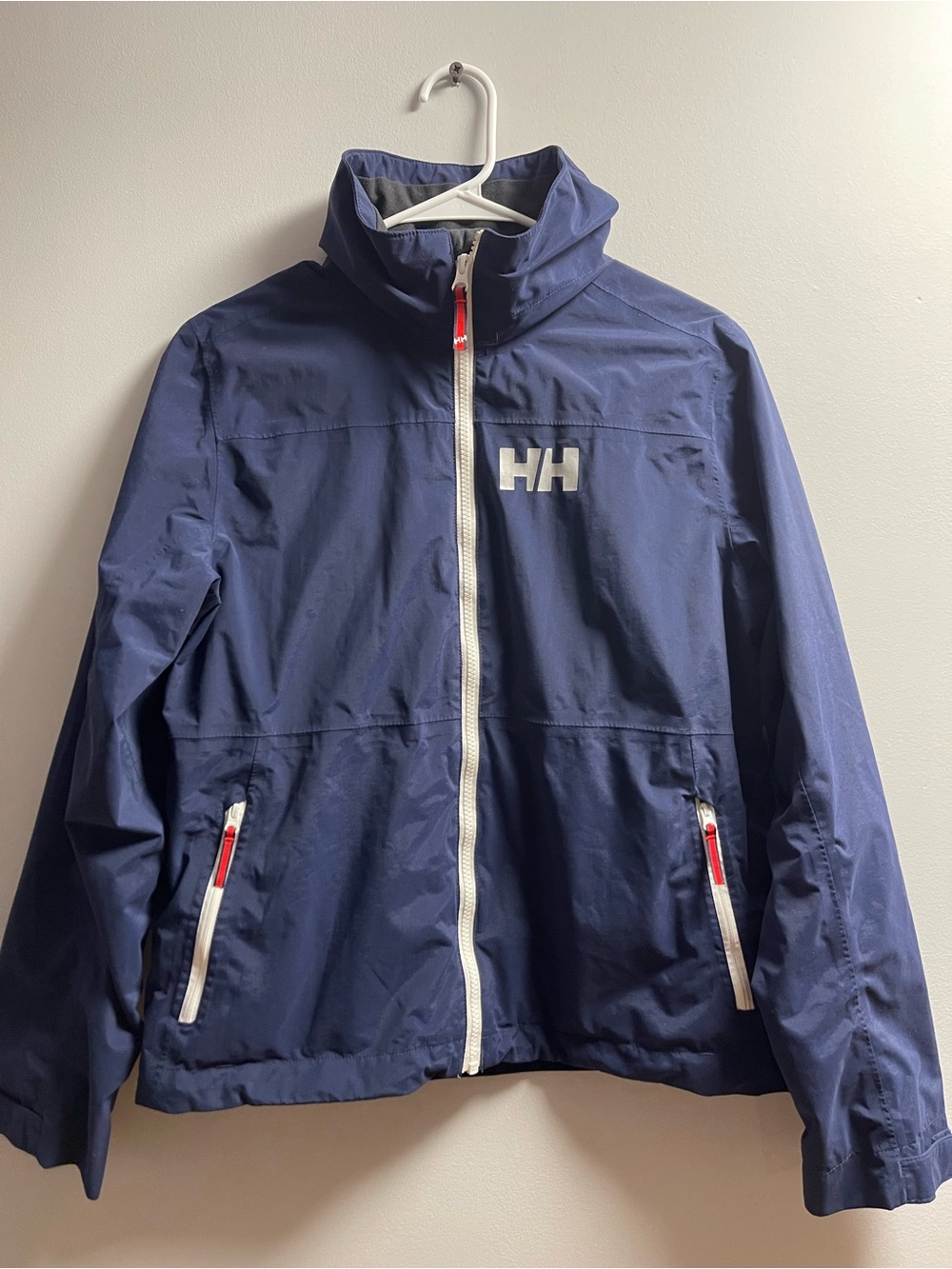 Helly Hansen Navy Jacket with Red Accent
